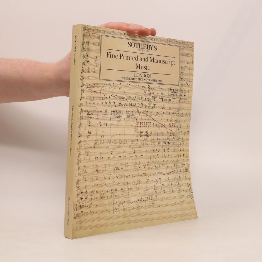 Kolektiv autorů Fine printed and Manuscript Music