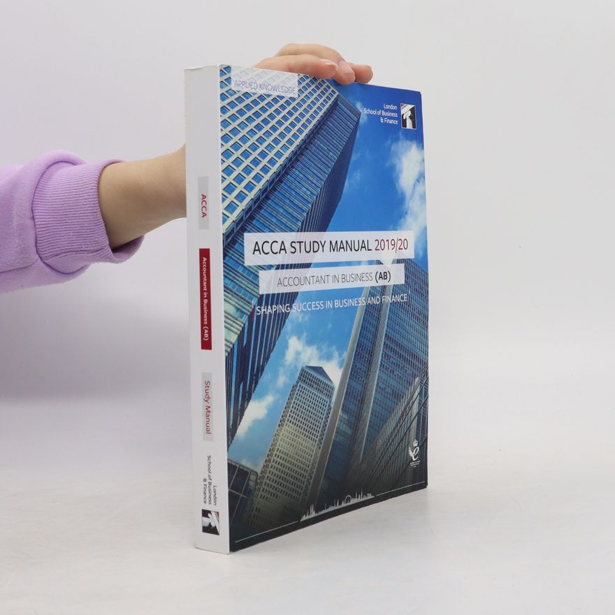 Autores varios ACCA Accountant in Business Study Manual 2019-20