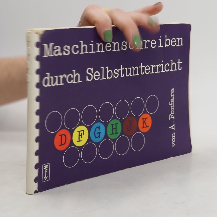 A. Fonfara Maschinenschreiben durch Selbstunterricht