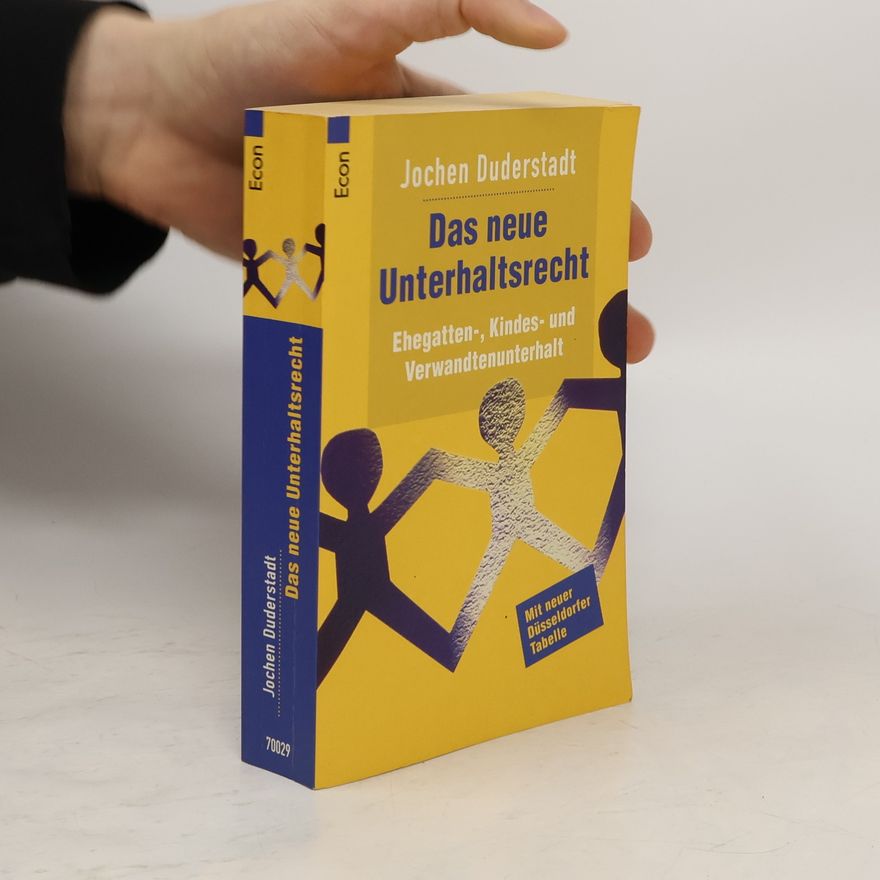 Jochen Duderstadt Das neue Unterhaltsrecht