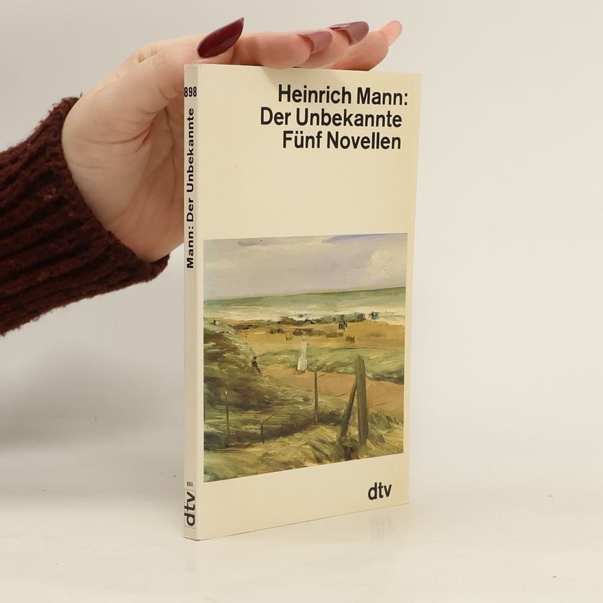 Heinrich Mann Der Unbekannte. Fünf Novellen