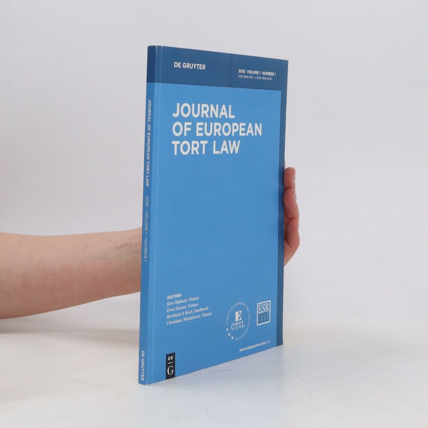 Kolektív autorov Journal of European Tort Law
