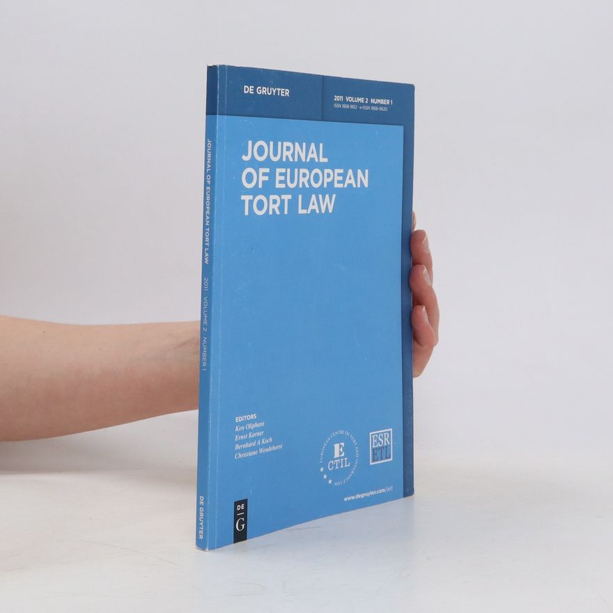 De Gruyter Journal of European Tort Law 1/2011