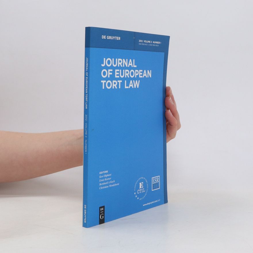 De Gruyter Journal of European Tort Law VOl. 3 Num. 1/2012