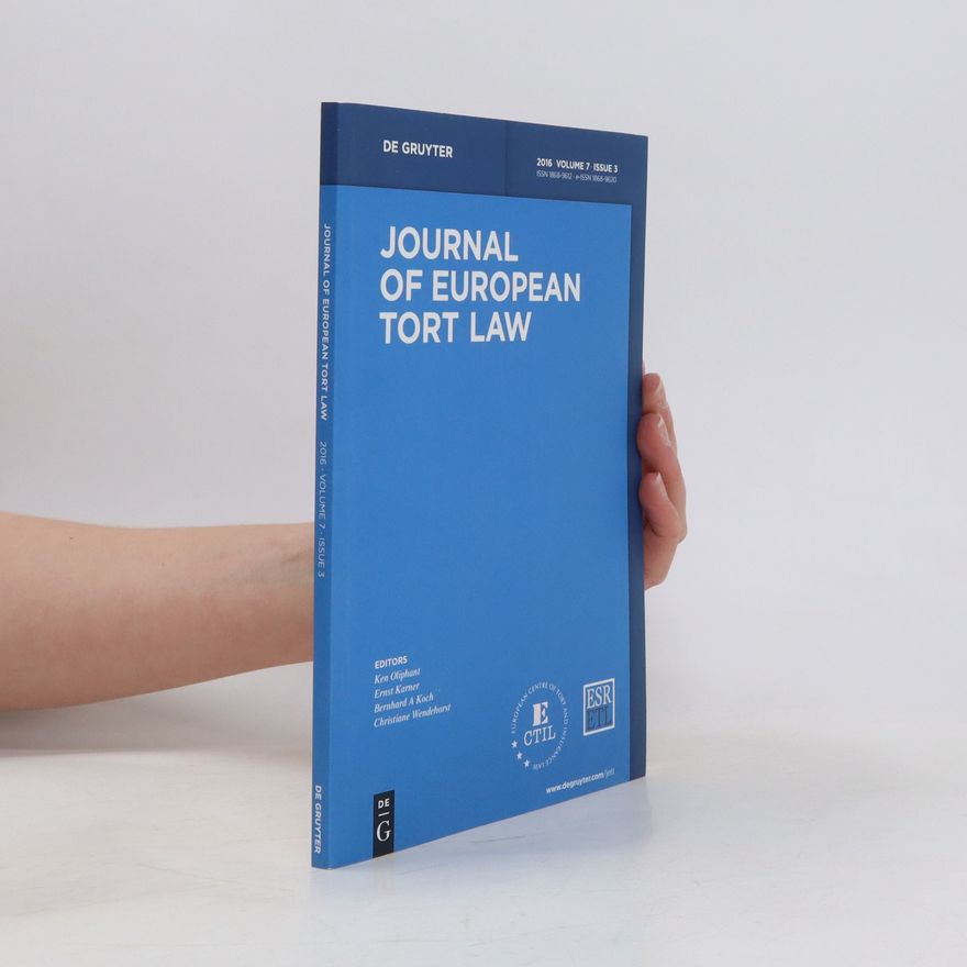 De Gruyter Journal of European Tort Law 7/2016