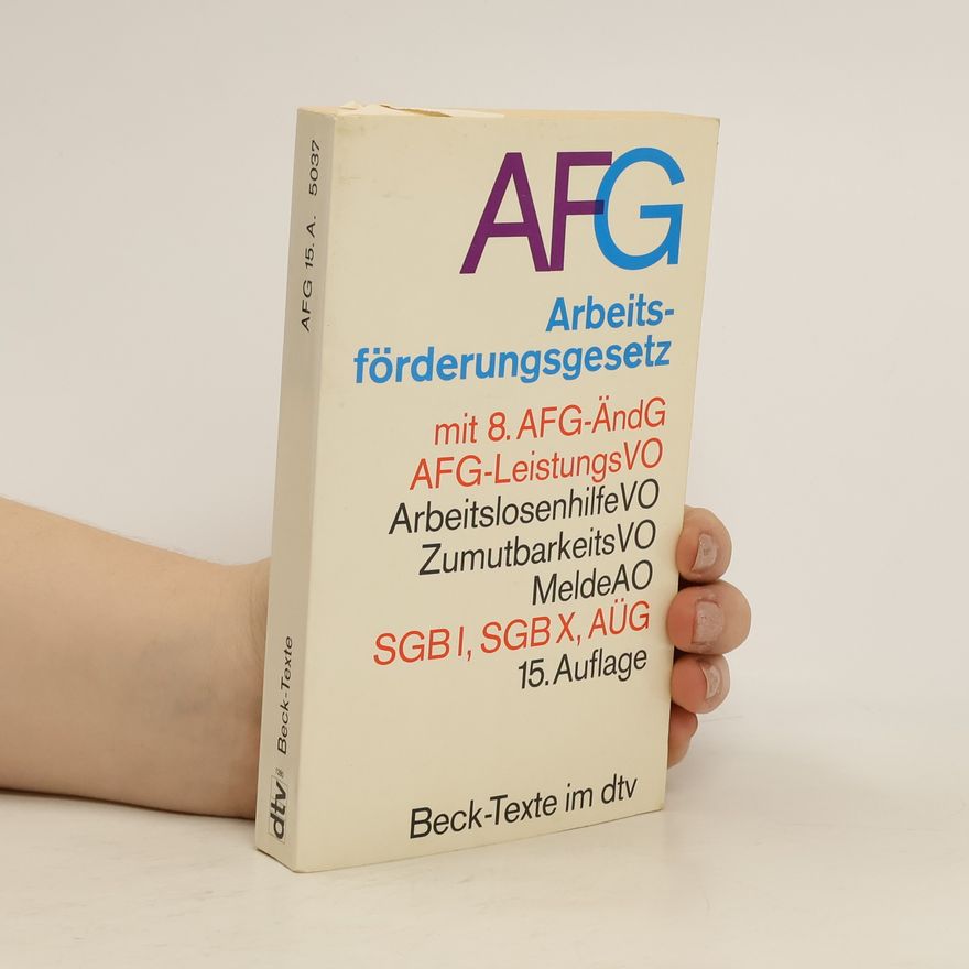 Josef Stingl Arbeitsförderungsgesetz