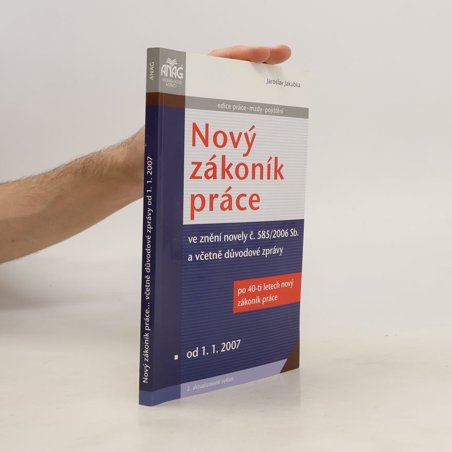 Jaroslav Jakubka Nový zákoník Práce