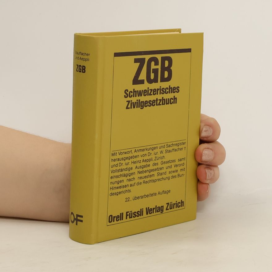 Kolektív autorov ZGB Schweizerisches Zivilgesetzbuch