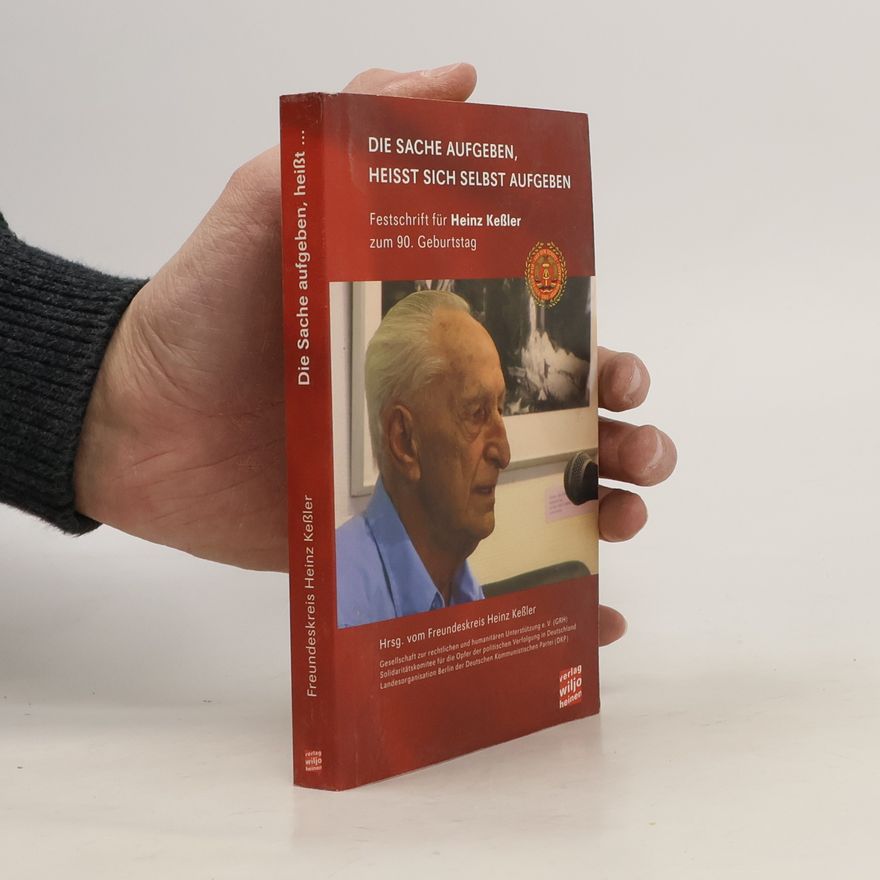 Hans-Günter Szalkiewicz Die Sache aufgeben, heißt sich selbst aufgeben