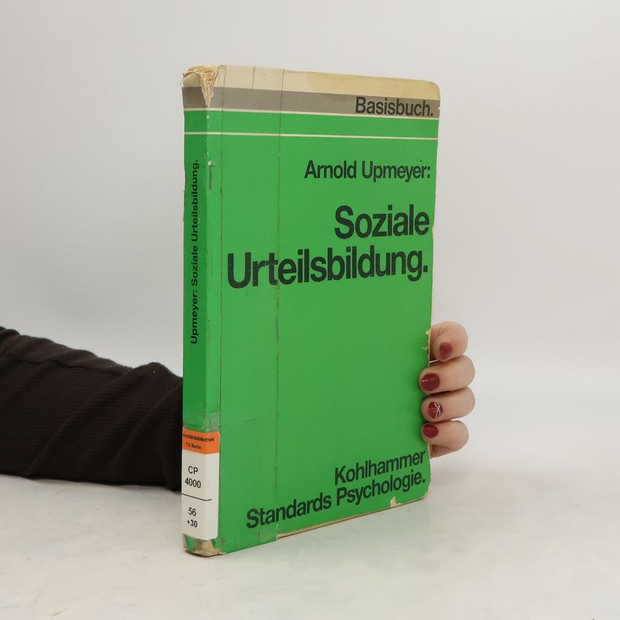 Arnold Upmeyer Soziale Urteilsbildung