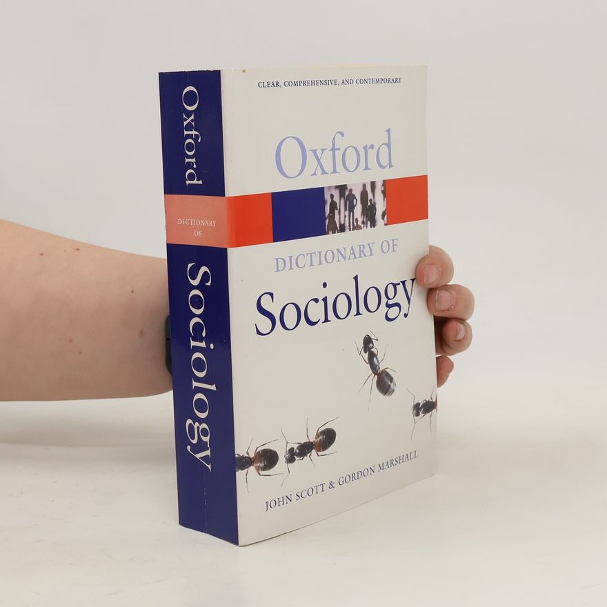 Gordon Marshall A Dictionary of Sociology
