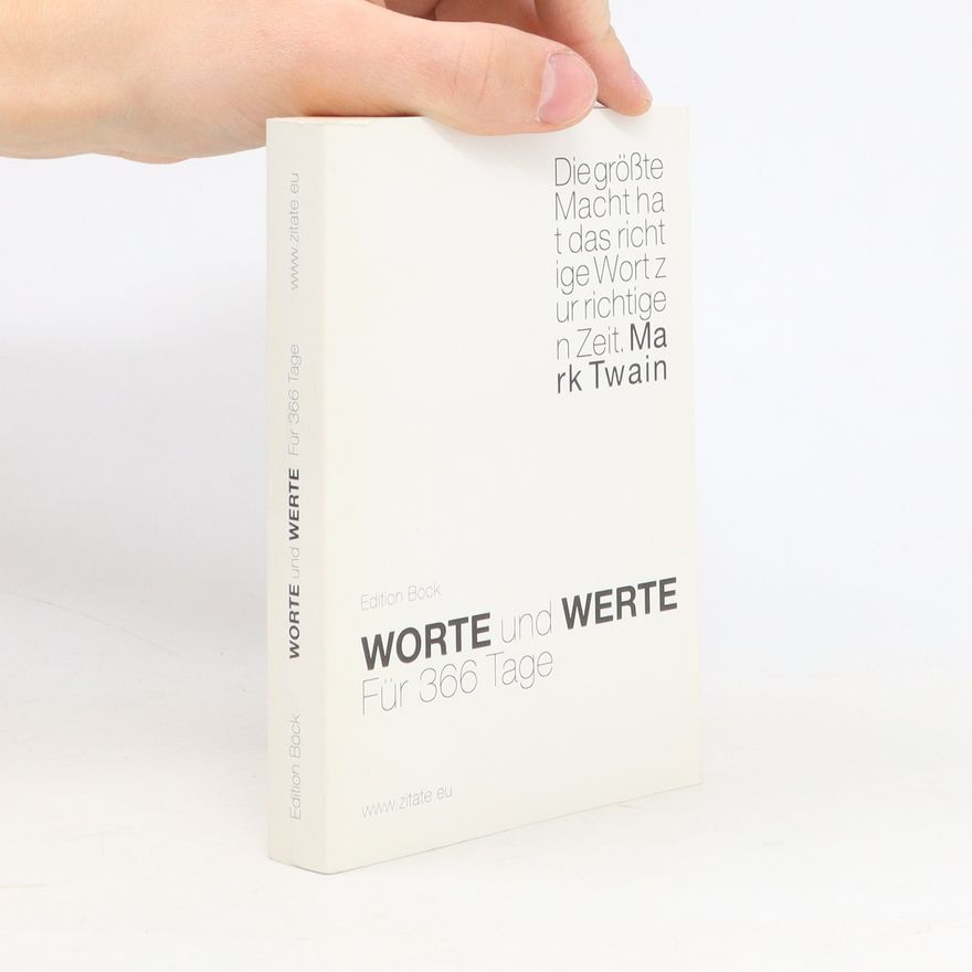 Peter Hahne Worte und Werte. Für 366 Tage