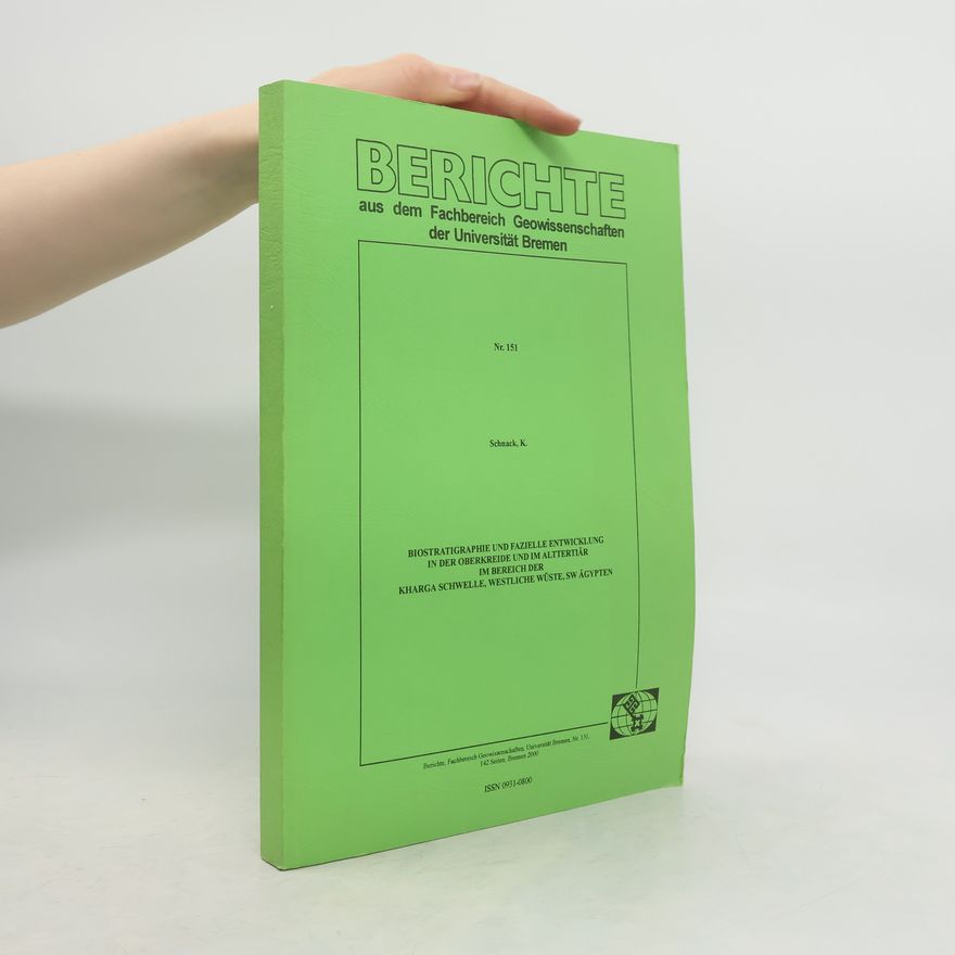 K. Schnack Berichte aus dem Fachbereich Geowissenschaften der Universität Bremen. Nr. 151