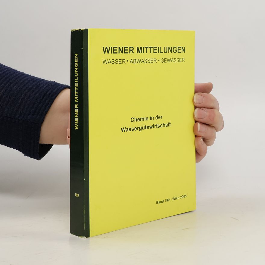 Norbert Matsche Chemie in der Wassergütewirtschaft