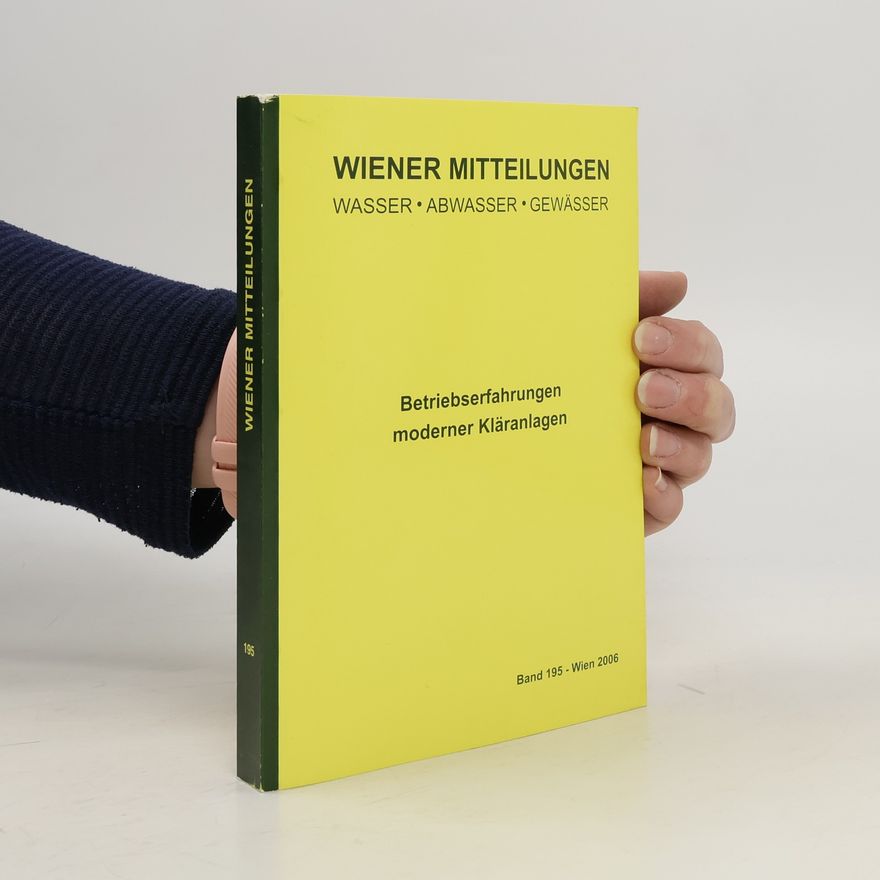 Norbert Matsche Betriebserfahrungen moderner Kläranlagen