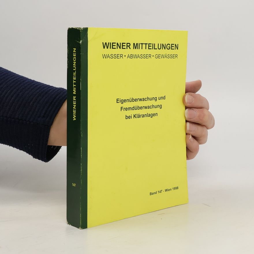 Helmut Kroiss Eigenüberwachung und Fremdüberwachung bei Kläranlagen