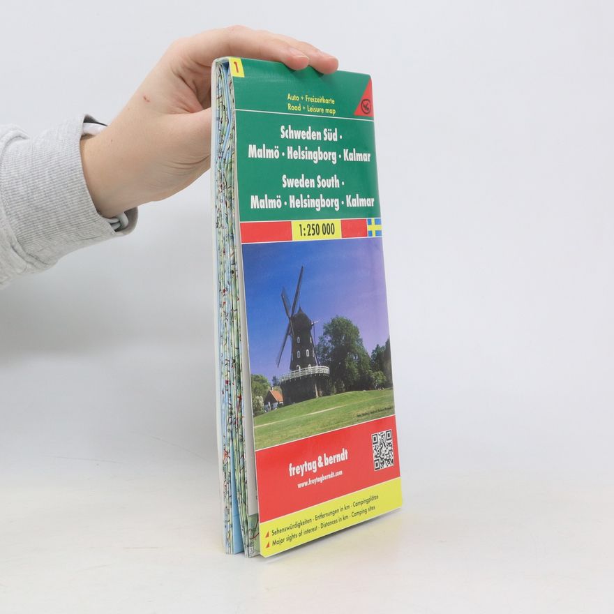 Autorenkollektiv Freytag & Berndt Autokarte Schweden Süd. Sweden South. Sverige Söder. Suède du Sud; Svezia della Sud
