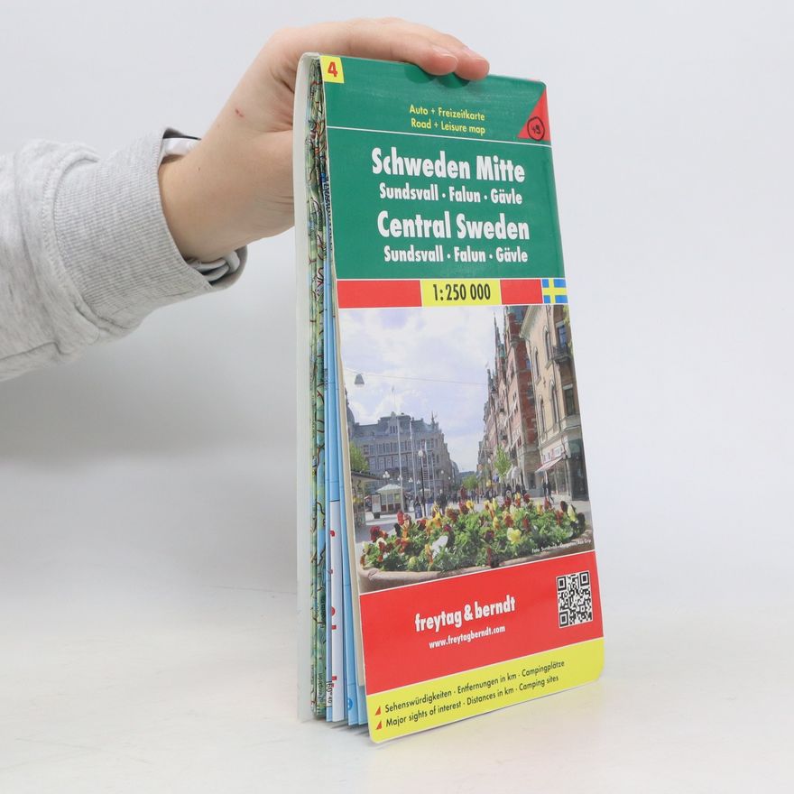 Autorenkollektiv Freytag & Berndt Autokarte Schweden Mitte. Norra Svealand och Södra Norrland. Zweden Midden