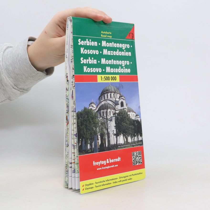 Autorenkollektiv AK 7003 Srbsko, Černá Hora, Makedonie 1:500 000 / automapa + mapa pro volný čas