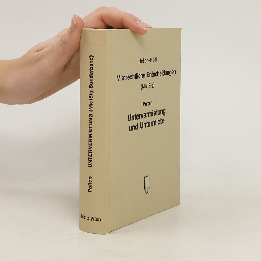 Guntolf Palten Untervermietung und Untermiete