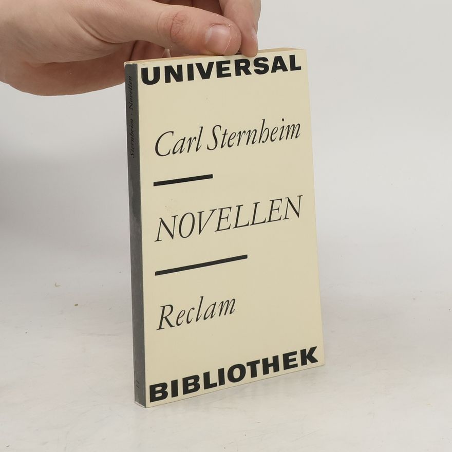 Carl Sternheim Novellen