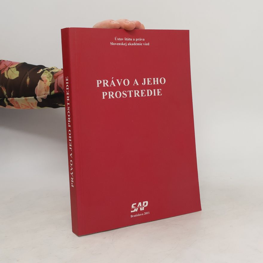 Eduard Bárány Právo a jeho prostredie