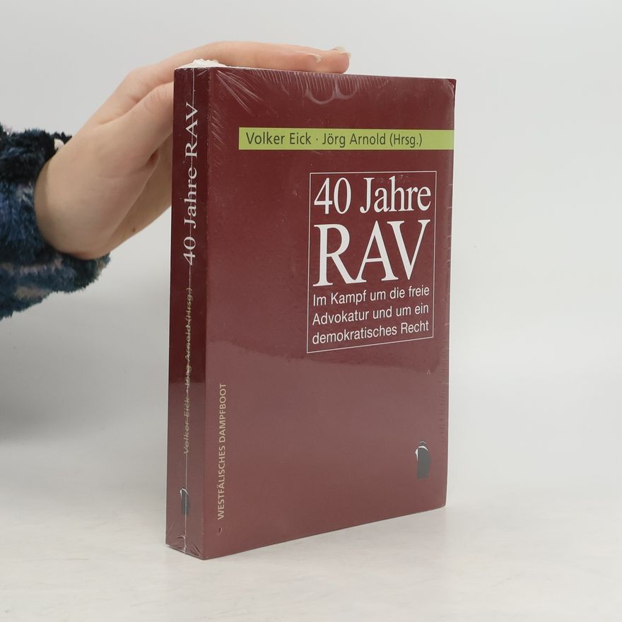Volker Eick 40 Jahre RAV