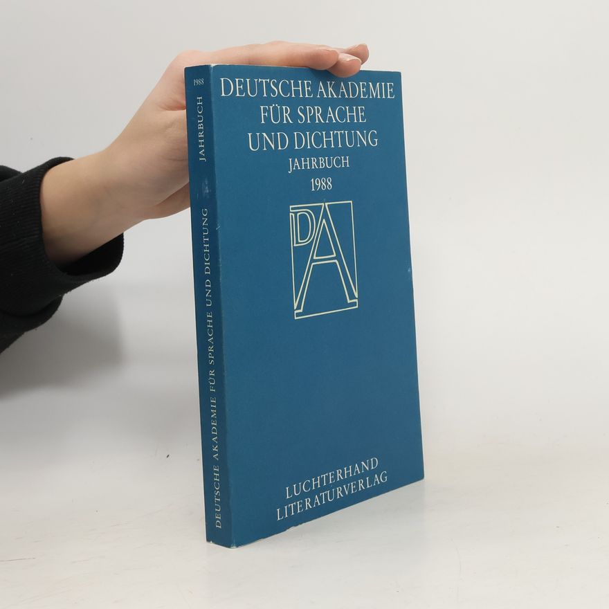 Autorenkollektiv Deutsche Akademie für sprache und dichtung Jahrbuch