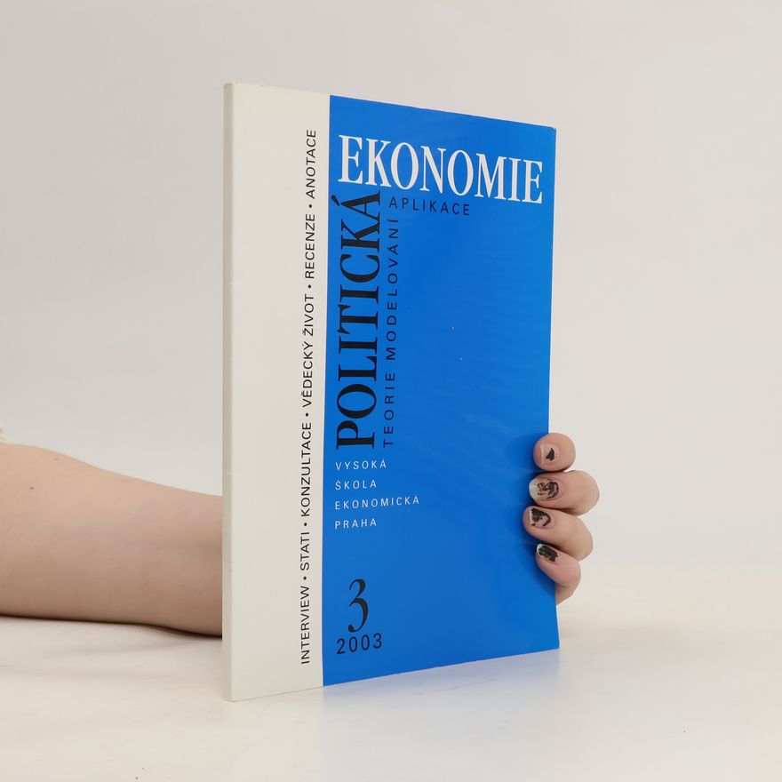 Kolektiv autorů Politická ekonomie 3/2003