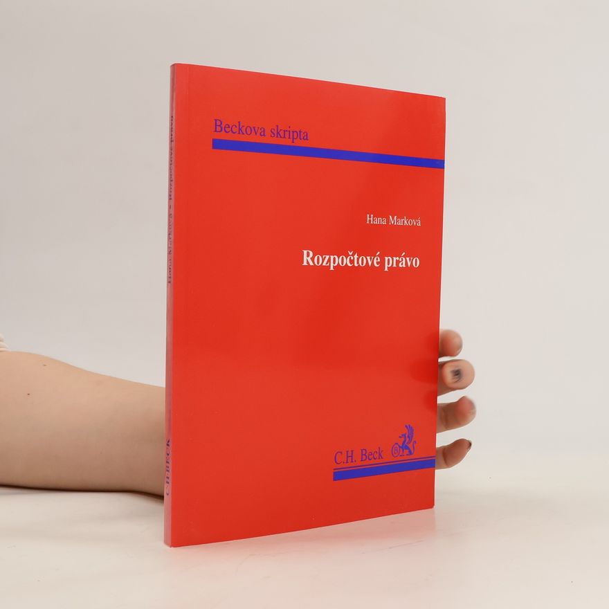 Hana Marková Rozpočtové právo