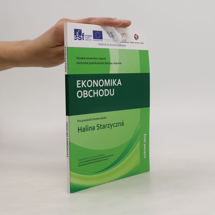 Halina Starzyczná Ekonomika obchodu : pro prezenční formu studia