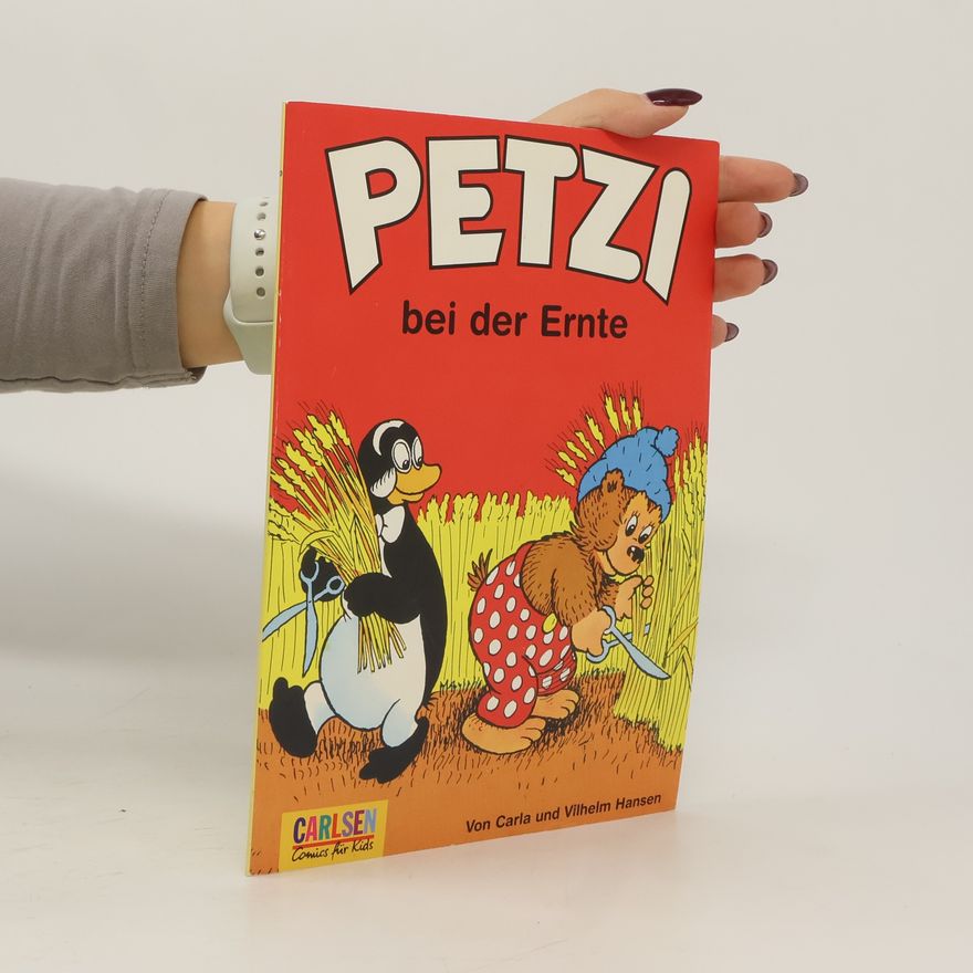 Vilhelm Hansen Petzi bei der Ernte