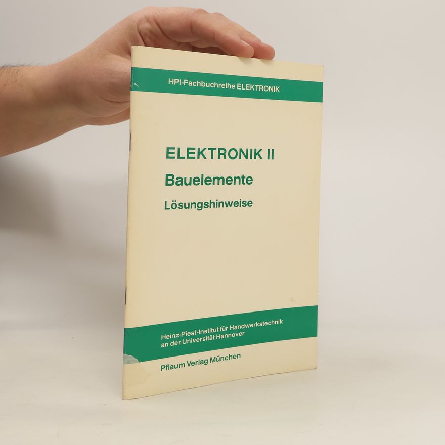 Manfred Frohn Bauelemente und Grundschaltungen der Mikroelektronik