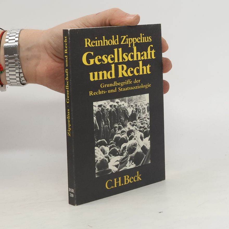 Reinhold Zippelius Gesellschaft und Recht