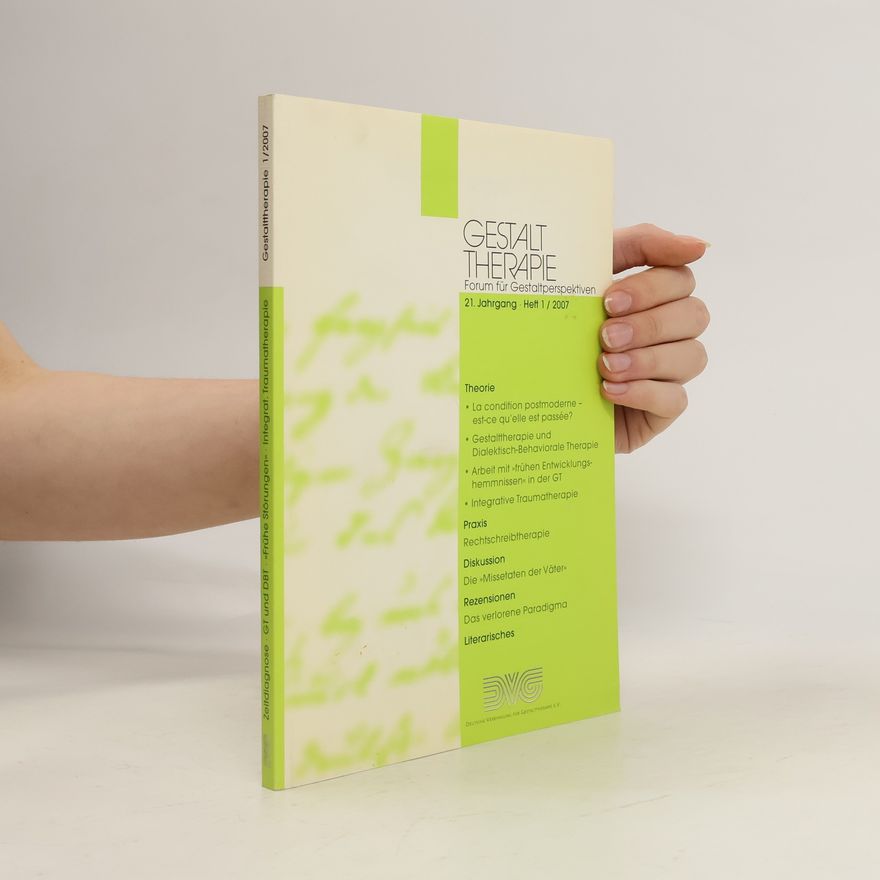Various authors Gestalttherapie 1/2007