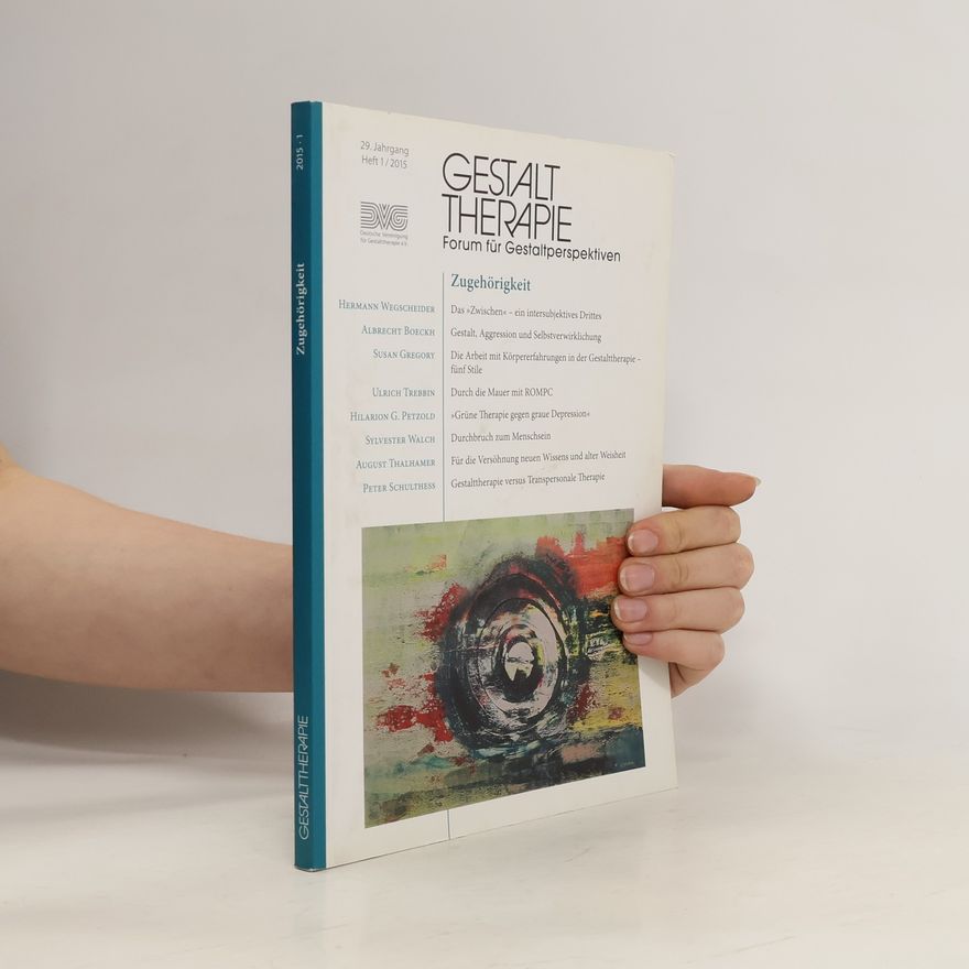 Various authors Gestalt therapie 1/2015. Zugehörigkeit