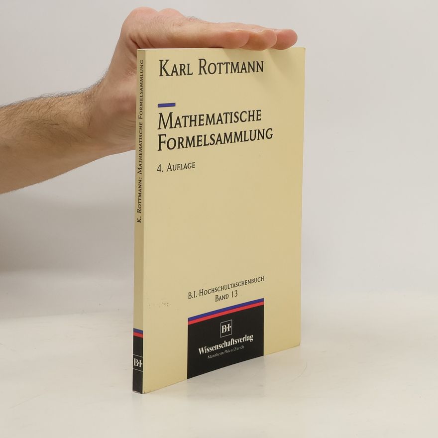 Karl Rottmann Mathematische Formelsammlung
