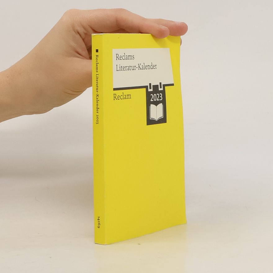 Autorenkollektiv Reclams Literatur-Kalender 2023