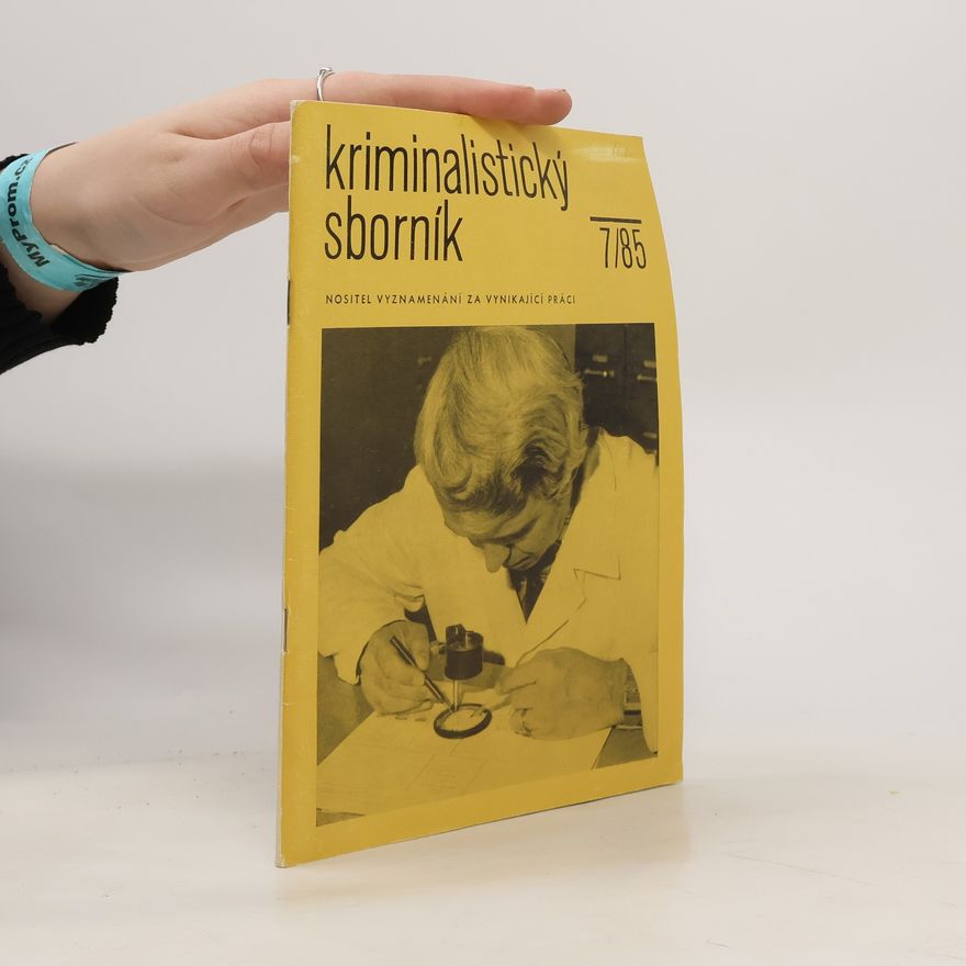 Autores varios Kriminalistický sborník 7/1985