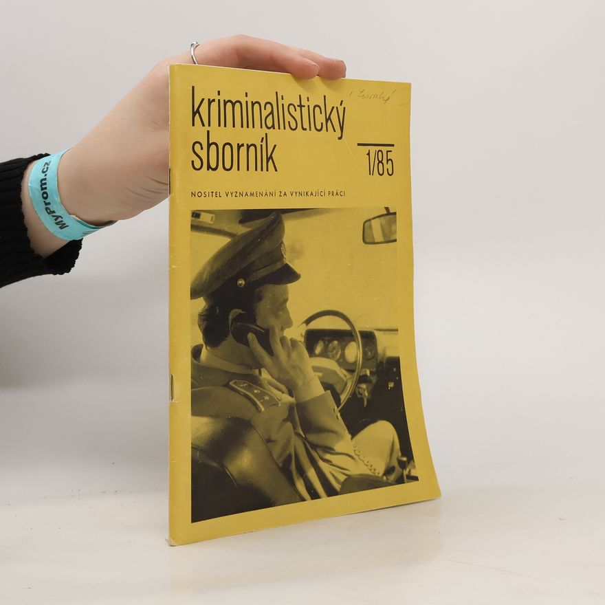 Kolektiv autorů Kriminalistický sborník 1/85