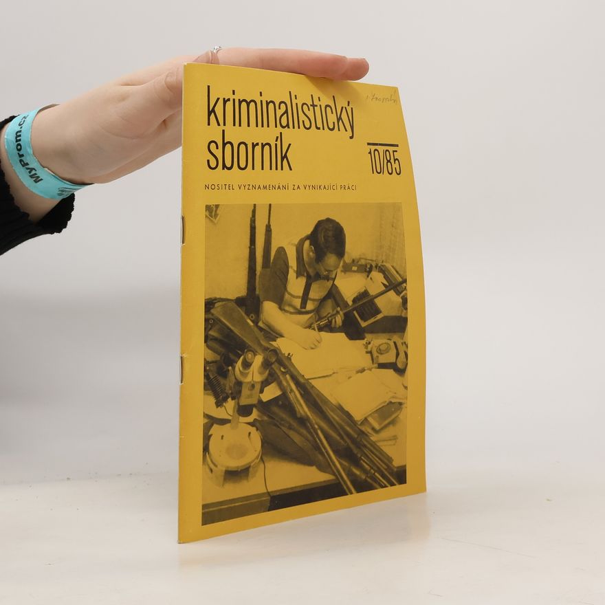 Kolektiv autorů Kriminalistický sborník 10/85