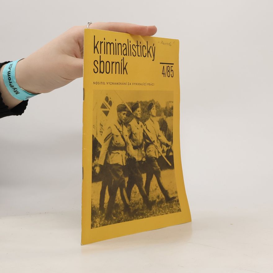 Kolektív autorov Kriminalistický sborník 4/1985