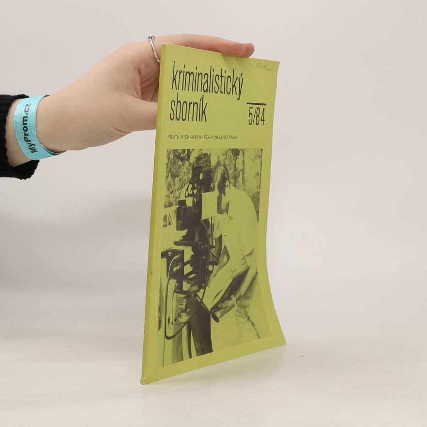Kolektív autorov Kriminalistický sborník 5/1984