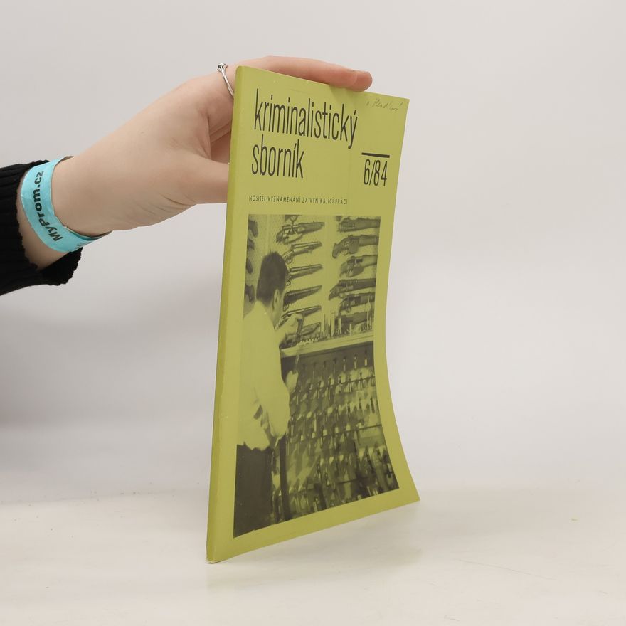 Kolektiv autorů Kriminalistický sborník 6/84
