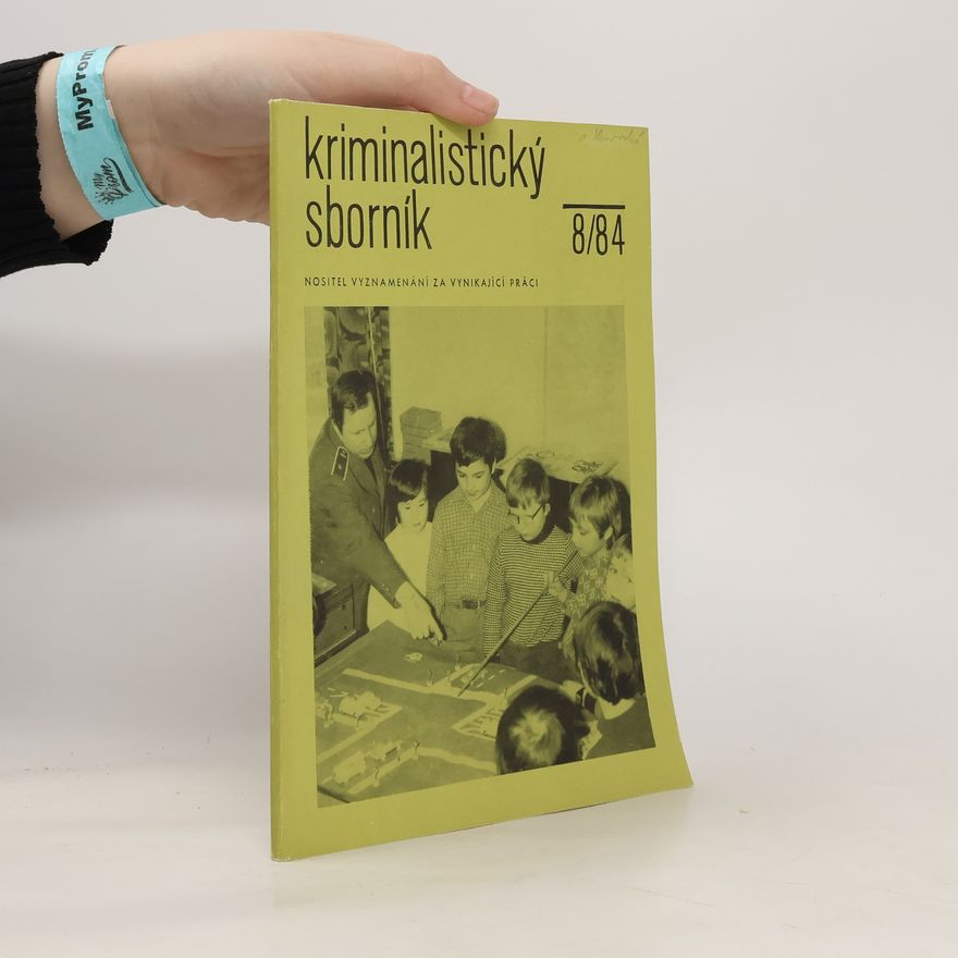 Kolektiv autorů Kriminalistický sborník 8/1984