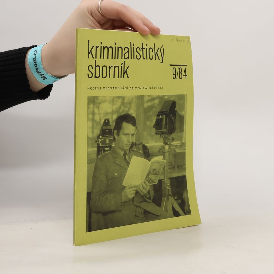 Kolektiv autorů Kriminalistický sborník 9/84