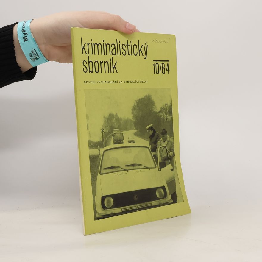 Kolektív autorov Kriminalistický sborník 10/1984