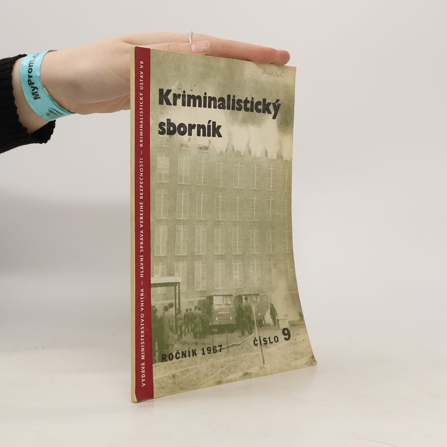 Kolektív autorov Kriminalistický sborník 9/1967