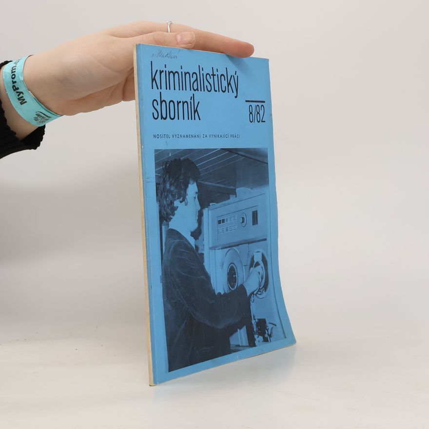 Kolektiv autorů Kriminalistický sborník 8/1982