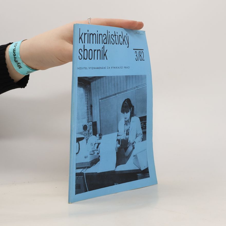 Kolektiv autorů Kriminalistický sborník 3/1982